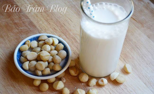 cách làm sữa hạt mắc ca