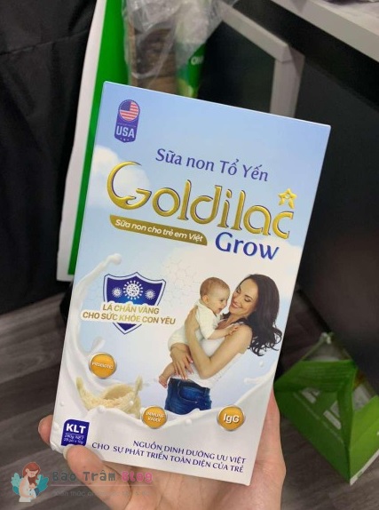 Sữa non tổ yến Goldilac Grow có tốt không?